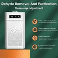 thumbnail image 2 of Air Purifier Smoke Odor Filter Portable Air Cleaner Home Car Room, 2 of 5