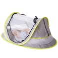 thumbnail image 2 of Baby Beach Tent Portable Pop Up Tent UPF 50+ Sun Shelters Baby Shade with Mosquito Net Sun Shade Beach Umbrella for Infant, 2 of 4
