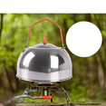 thumbnail image 3 of 304 Stainless Steel Camping Cookware Set for 1-2 People - Includes 1L Pot with Lid, 0.5L Frying Pan, 0.5L Kettle with Lid, and Storage Bag - Flat Bottom Compatible with Cassette Furnace, Gas Stove,, 3 of 6