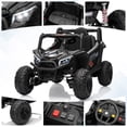 thumbnail image 3 of 4WD Kids Ride On UTV with Remote Control, Spring Suspension Off Road Electric Truck for 3-8 Years Outdoor Play, 3 of 7