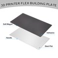 thumbnail image 3 of Uxcell 1PCS Resin 3D Printer Flex Building Plate, Spring Steel Flexible Plate and Magnetic Base Platform 310x174mm, 3 of 5