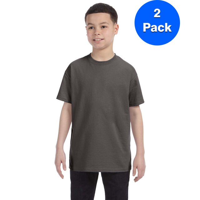 Hanes T-Shirt Jeunesse Authentic-T - 54500 (Lot de 2)
