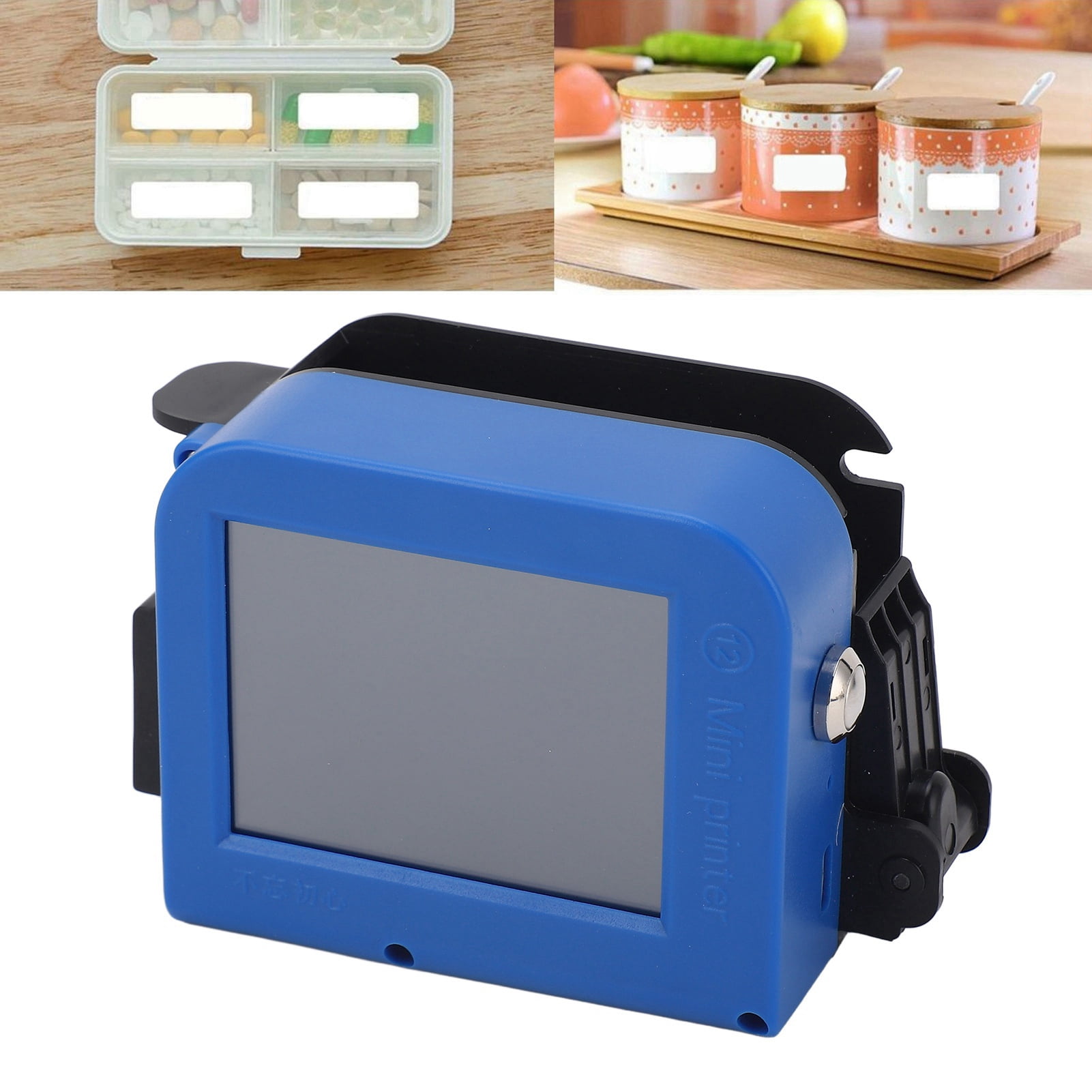 Date Coding Machine, Portable Printer Multifunctional US Plug 100-240V LED Touch Screen Quick Drying with Ink Cartridge for Barcode Logo Picture