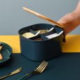 thumbnail image 4 of CAROOTU Seasoning Box Salt Jar Kitchen Seasoning Organizer Sugar Storage Box With Lid 4-Compartment Household, 4 of 6