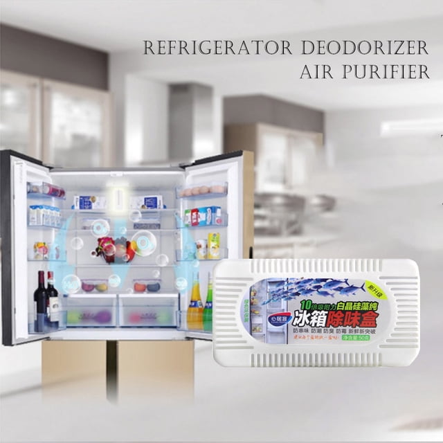 Oleegame 1PC Trashcans For Bedroom Box Refrigerator Active Pure Fresh Air Purification Deodorization Keep to Kitchen,Dining & Bar White