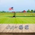 thumbnail image 4 of 2pcs Aluminum Alloy Flag Pole Rings Flagpole Flag Mounting Rings With Carabiners AntiWrap For 0.75-1 In Pole For 360° Rotating, 4 of 12