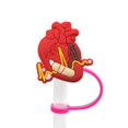 thumbnail image 1 of Ramiter Care Silicone Straw Cover Reusable Straw Straw Plug Cartoon Shaped Protective Sleeve Bowl Cups, 1 of 4