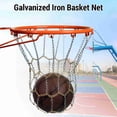 thumbnail image 3 of Filet de Basketball, Filet de Basketball Robuste de Remplacement Filet de Basketball de Remplacement Panier de Basketball la Plupart des Anneaux Terrains Extérieurs, 3 of 7