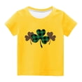 thumbnail image 1 of Chemises pour Filles Tout-Petits Enfants Garçons Filles Mignon Col Rond Imprimé Manches Courtes Haut, 1 of 1