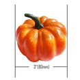 thumbnail image 2 of Miangastore 12pcs Mini Artificial Pumpkins for Halloween / Thanksgiving / Fall Weddings (Yellow), 2 of 8