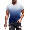 thumbnail image 1 of HKEJIAOI T-shirt à Manches Courtes Imprimé pour Hommes Col Rond Mode Décontractée Manches Courtes, 1 of 5