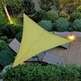 thumbnail image 3 of Labymos 13ft Rain Fly UV Resistant Sun Shade Sail Canopy Waterproof Heavy Duty Triangle 210T, 3 of 8