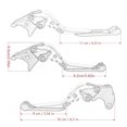 thumbnail image 3 of Adjustable Extendable Brake & Clutch Lever for Honda CBR500R CB500F/X 19-21 Blue, 3 of 10