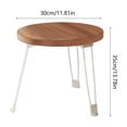 thumbnail image 3 of Yhmxh Home Decor Office DecorFoldable Small Table Movable Small Round Table Foldable Small Coffee Table Small Dining Table Suitable For Use Beside To The Sofa Home Essentials Office Accessories, 3 of 6