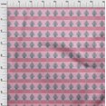 thumbnail image 3 of oneOone Organic Cotton Poplin Twill Fabric Chevron & Tree Block Printed Fabric 1 Yard 42 Inch Wide, 3 of 4