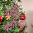 thumbnail image 4 of Plastic Glitter Snowflake, 10cm, 30 Per Box, 4 of 5