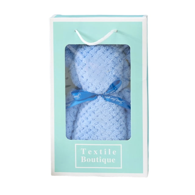 Ingenious Warp Knitted Pineapple Reseau Towel Gift Bear Towel High Density Coral Fleece Gift INS Style