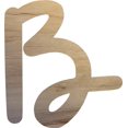 thumbnail image 1 of Wooden Letter B Craft Project, 3'' Tall Small Unfinished Wood Alphabet Letter, DIY, 1 of 3