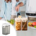 thumbnail image 5 of Lksixu Food-grade Sealed Cans Cereals Dry Goods Milk Powder Coffee Beans Candy Stackable Storage Boxes Containers With Spoons Storage Bins Organizers and Storage, 5 of 5