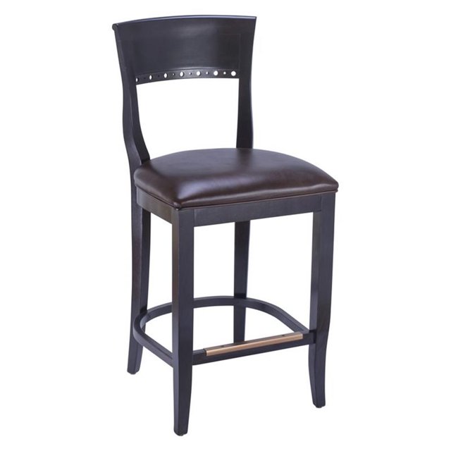 Beechwood Mountain Beidermier 24" Counter Stool in Wenge