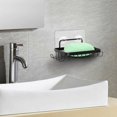 thumbnail image 4 of chock kitchen gadgets shower wall soap dish holder wall mounted draining soap for bathroom tile rectangle bar soapdish with perforation replacement for suction soapholder, 4 of 8