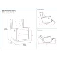 thumbnail image 4 of Baby Relax Mikayla Swivel Glider Recliner Chair, 4 of 8