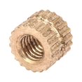 thumbnail image 4 of Insert en Laiton Moleté Insert en Laiton Moulé dans Insert 50 Pcs M3 Cylindre en Laiton Moleté Rond Moulé dans Insert Écrous Encastrés M3x5x5.3, 4 of 8