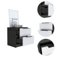 thumbnail image 4 of TUHOME Table de Nuit Kaia Tables de Nuit en Bois d'Ingénierie Multicolores, 4 of 7