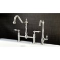 thumbnail image 2 of Kingston Brass KS1178AL 8 Inch Center Deck Mount Kitchen Faucet - Satin Nickel, 2 of 3