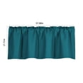 thumbnail image 3 of Valance Curtain for Kitchen, Blackout Window Valance Curtains for Living Dining Room, Sun Blocking Valances 57x18 Inches Polyester Rod Pocket, 3 of 7