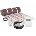 thumbnail image 2 of LuxHeat 25 Sqft Mat Kit, 120v Electric Radiant Floor Heating System for Tile & Laminate. Floor Heat Kit Includes Heating Mat, Alarm, UTN4 OJ Microline Non Programmable Thermostat w/GFCI & Sensor, 2 of 4