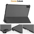 thumbnail image 4 of Case for Oppo Pad 4 Pro / OnePlus Pad 2 Pro / OnePlus Pad 3 13.2 inch 2025, Tri fold Slim Hard Shell Smart Protective Cover with Multi-Angle Stand, Auto Sleep/Wake, Stylus Pen, 4 of 7