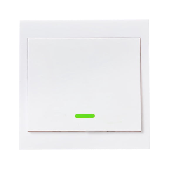Graflsoa Panneau de Commande à Distance RF Sans Fil 433 MHz pour Maisons Intelligentes - Commutateur Monocanal de Type 86 avec Batterie 12 V 27 A et Double Adhésif (Modèle : IM170714002)