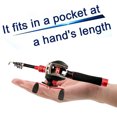 thumbnail image 3 of Telescopic Pole Set Fishing Rod &amp; Reel Combo With EVA Handles For Sea Saltwater &amp; Freshwater Outdoor Fishing, 3 of 9