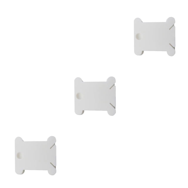 serony 120 Pieces/Set Bobbins Thread Card Embroidery DIY Crafting Organizer Holder -stitch Board Accessory Professional White 4x3.7x0.2cm 3Set