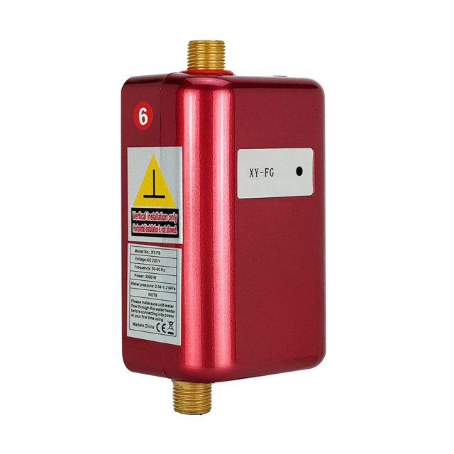 Tankless Water Heater,3000W Portable Mini Instant Electric Hot Water Heater System For Household Indoor Bathroom Kitchen Washing