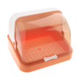 thumbnail image 3 of Siruishop Bottle Drying Rack Dustproof Drain Tray Storage Box for Bowl Chopsticks Dish orange, 3 of 8