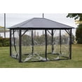 thumbnail image 3 of Rideau clair pour gazebo 10'x14', 3 of 3