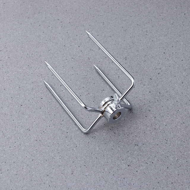 LIFKOME 1 Paire de Fourchettes à Viande en Acier Inoxydable pour Rôtissoire, Grillades et Barbecue