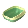 thumbnail image 4 of Bac à Litière pour Chat Amovible Résistant aux Taches, Bac de Litière pour Chat Robuste Anti Jaune Vert, 4 of 9