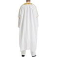 thumbnail image 5 of Pisexur Costume Renaissance pour Homme Robe Musulmane Robe Arabe Mi-Longue Style Long Manches Longues Brodé Col Montant Poche Longue Chemise Mode Décontractée Robe Costume Médiéval, 5 of 5