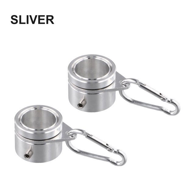 1 Set Flags Pole Clip Mounting Rings With Clip Flagspole Fittings Rotating Flagspole Rings Flagpole Swivel Buckle Accessories