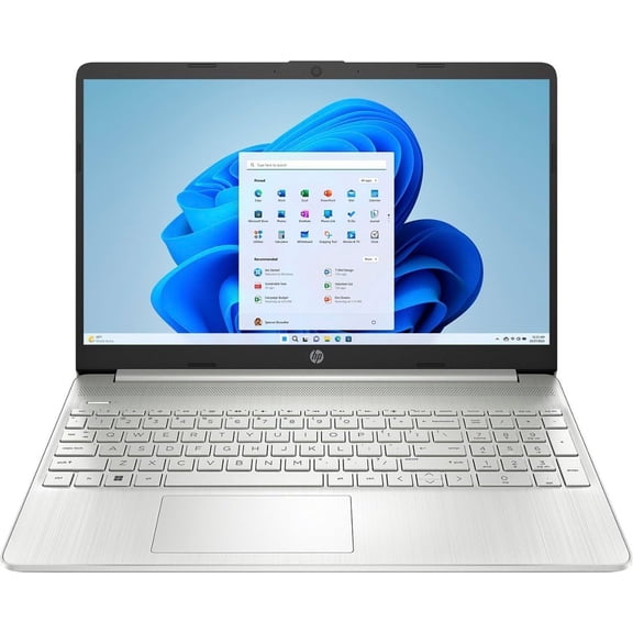 HP Portable à Écran Tactile IPS Micro-Bord de 15,6 Pouces, Intel Core i3 1215u, 16 Go de RAM, SSD de 256 Go, Intel UHD Graphics, Windows 11 Famille mode S, HDMI, Argent Naturel