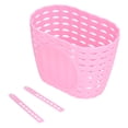 thumbnail image 2 of Handlebar Basket, Plastic Children Bike Basket  For Children's Bicycle For Scooters Pink, 2 of 8