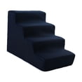 thumbnail image 2 of Dog Stairs Pet Steps Ramp Puppy Stairs Convenient Cat Stairs Dog Steps Removable 4 Steps Dark BLue, 2 of 9
