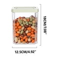 thumbnail image 2 of TIMIFIS Cereal Containers Storage Food Storage Container with Lids Tall Airtight Food Storage Jar Plastic Food Storage Container Kitchen Pantry Containers for Cereal Flour and Home and Kitchen, 2 of 2