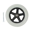 thumbnail image 2 of TISHITA Durable 8 inch Front Castor Wheels Rollator Wheelchair Wheels Replacement, 2 of 8