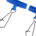 thumbnail image 3 of 50x Heavy Duty Sinker Slides With Stainless Steel Snaps High-strength Fishing L L + Snap, 3 of 8