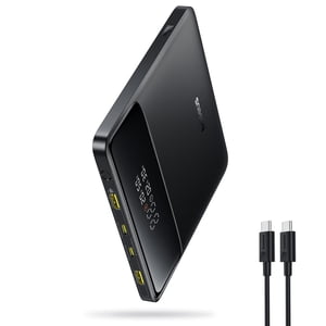 Baseus Chargeur portable pour ordinateur portable 100W 20000mAh, Charge rapide de la banque de puissance de voyage Blade 2 USB-C & 2 USB-A Port, Pack de batterie de pont à vapeur pour MacBook iPad