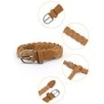 thumbnail image 2 of Unique Bargains Women's Adjustable Thin Braided Rope Faux Leather Belts, 2 of 5